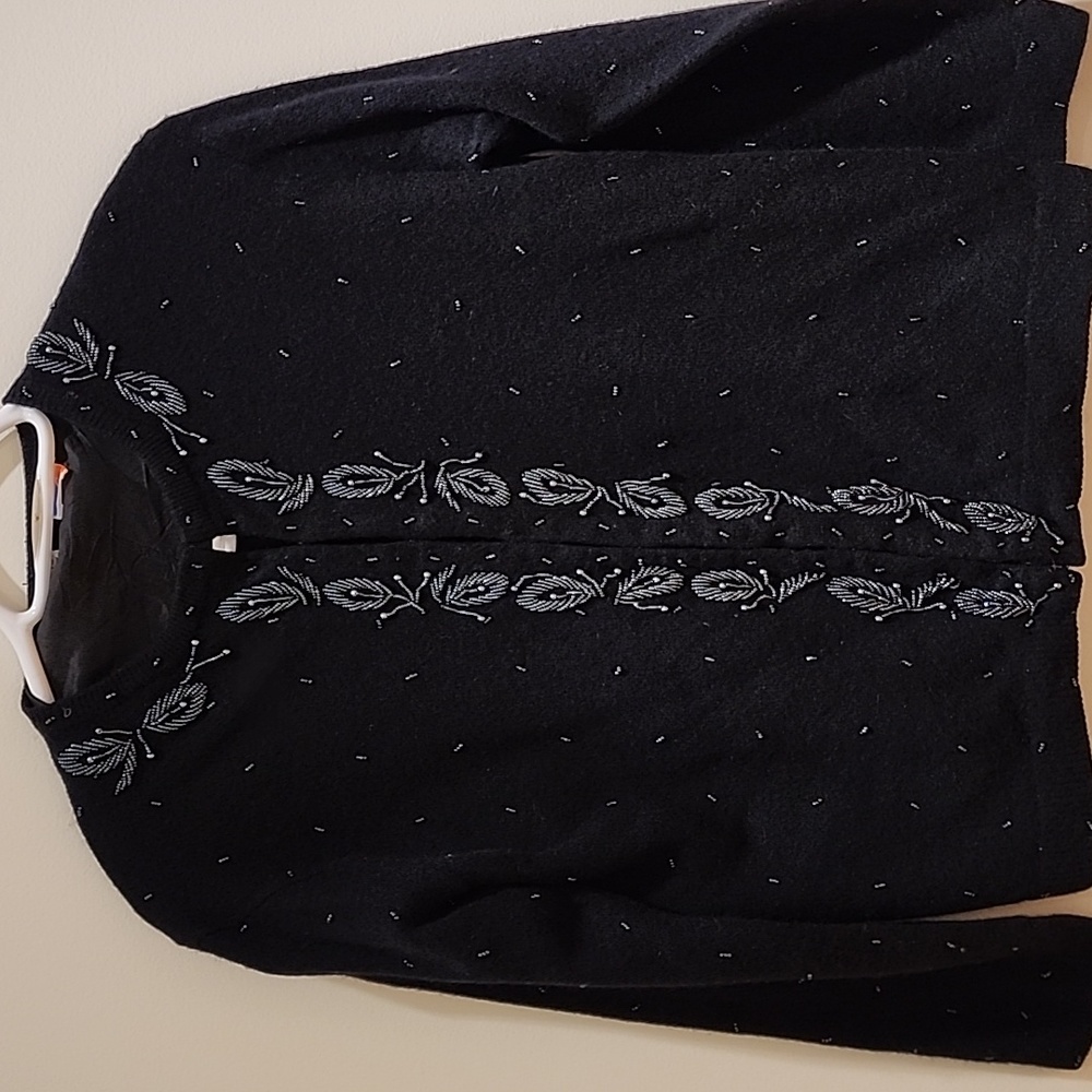 Vintage Beaded JANA lined cardigan
